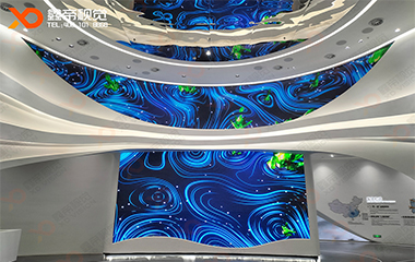 湖南规划展示馆数字化创意LED显示项目